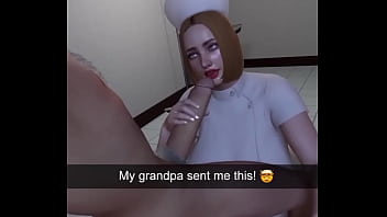 Milf drinks a old man cum