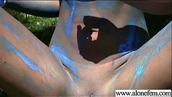 Nasty hot girl insert sex toys in holes to masturbate video 11