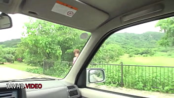 Passionate roadside pleasure with seductive jav actress
