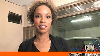 Ebony girl gets slammed by some white dudes 1