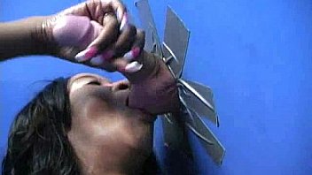 Incredible ebony teen blowjob gloryhole audition 25