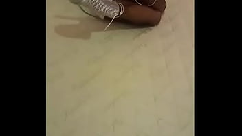 Total silver and fishnet pantyhosei am wearing beautiful ankle boots with very high heels silver black fishnet pantyho