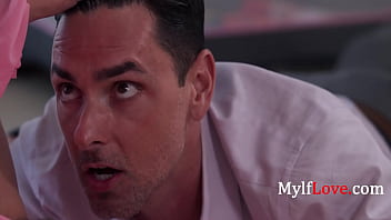 Hot blonde girlfriend is all about work and fuck