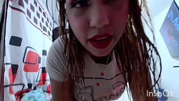 How delicious it is to arrive as a surprise and find my stepfather's girl on the bed ready for me to fuck her