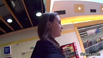 Stellar czech teen is seduced in the mall and reamed in pov