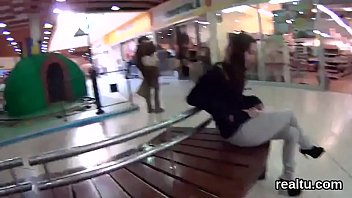 Stellar czech teen is seduced in the mall and reamed in pov