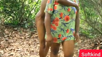 The young farmer fuck a slay queen in the bush not knowing she's his stepmom