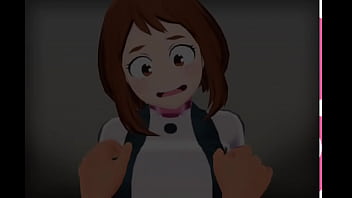 Ochako doesn't stop fucking all day in my house