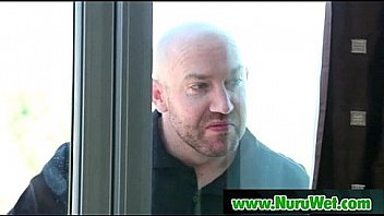 Japanese masseuse gives a full service massage 21