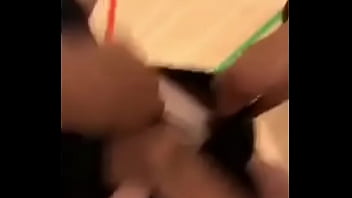 Girl gets her ass flossed 4 free