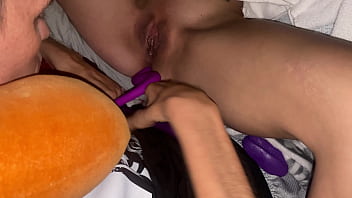 Play with her as long as you want super sexy hottie submits to guy using sextoys