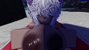 Roblox whore seen naked in a beach and gets fucked~ Roblox whore seen naked in a beach and gets fucked~