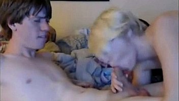 Hot cam boy gets head and fucks his gf
