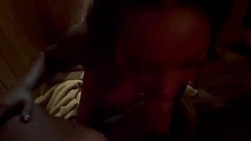 Monika fox sucks dick in the sauna