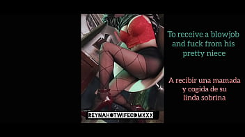 I suck my step uncle's cock he fucks me but comes quickly inside me short video with subtitles