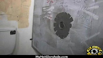 Gloryhole blowjob hottie makes every dick cum 24