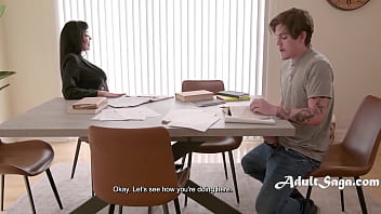 Little puck gives her horny student what he always dreamt of