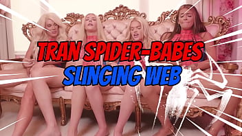Trans spider babes slinging web ️available now on all my platforms