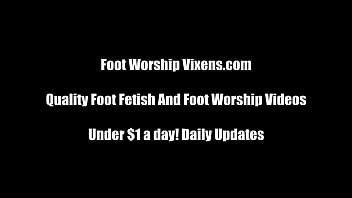 Foot fetish and foot worshiping tube videos