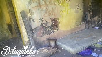 Fucking the naughty woman in a risky situation in a public place we were almost caught by homeless people