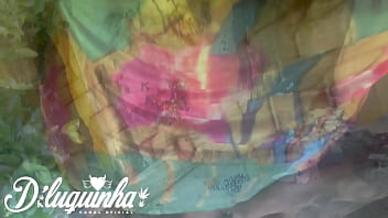 Fucking the naughty woman in a risky situation in a public place we were almost caught by homeless people