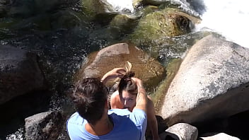 I meet a tourist and she gives me a blowjob in the mountains