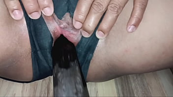 Fuck me with my panties on i make him cum twice with my tight pussy