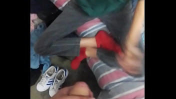 Nice petite step daughter likes to play with her step dad's huge cock it won't even fit in her small tiny pussy