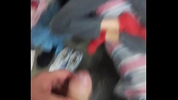 Nice petite step daughter likes to play with her step dad's huge cock it won't even fit in her small tiny pussy