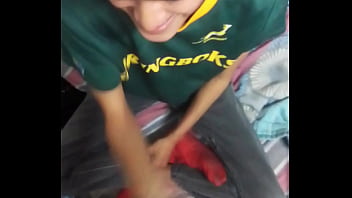 Nice petite step daughter likes to play with her step dad's huge cock it won't even fit in her small tiny pussy