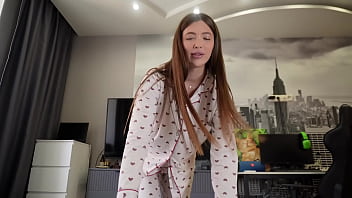 She spots me spying in the bathroom borrows my dick for a wet pussy fuck