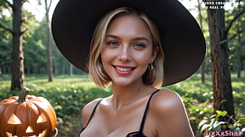 I met a beautiful witch in the woods on halloween she loves to suck big cocks and get fucked in all holes