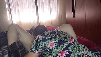 Hot blonde pussy licking creampie