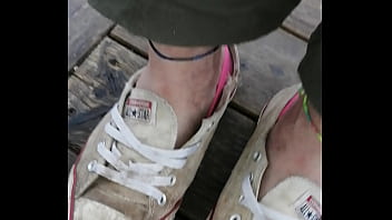 Slutty cum sneakers
