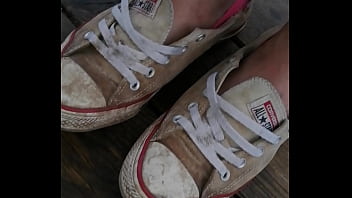 Slutty cum sneakers