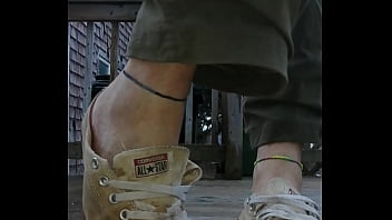 Slutty cum sneakers