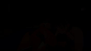 Kirito sao lompasa bien con los pies de sus amantes