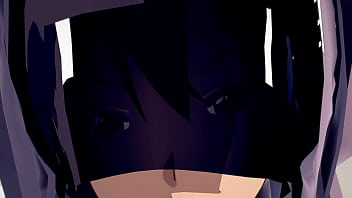 Kirito sao lompasa bien con los pies de sus amantes