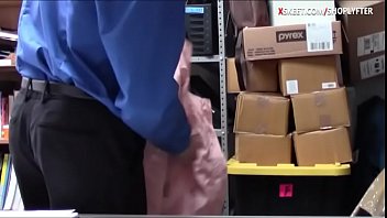 Redhead thief screwed by law enforcer