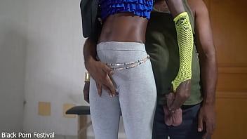 Her cameltoe got my dick so hard i had to slide in that pussy