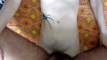 I masturbate while he penetrates me with his delicious penis