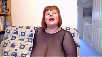 Redhead bbw big boobs webcam