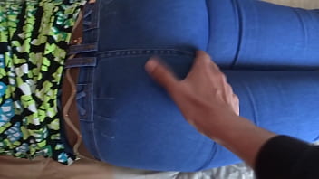 I dress in tight jeans and allow stepbrother to caress me and enjoy me