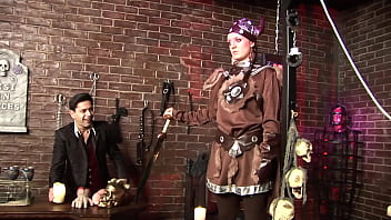 Big cock in shaved pussy girl