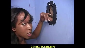 Intiation in the art of gloryhole blowjob 23