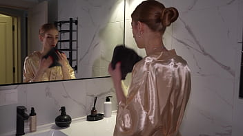 Her shower time erupts with my massive cock slamming her wet cunt