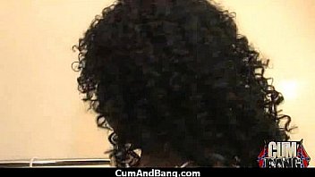 Black girl sucks many white cocks in redneck group 27