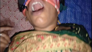 My stepsister's husband returns from a trip and i give him a good welcome