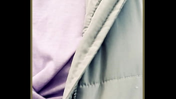 Milf has no bra in exhibitionist dare