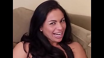 Angela sexy buff latina huge cock pov blowjob and huge cum facial